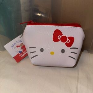 NWT Hello Kitty White and Red Coin Purse